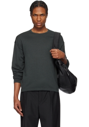 LEMAIRE Gray Crew Neck Sweater