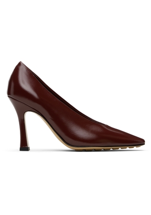 Bottega Veneta Burgundy Sofia Heels