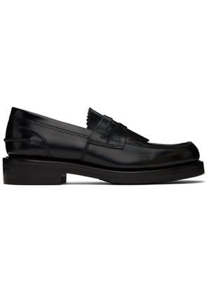 OUR LEGACY Black Leather Loafers