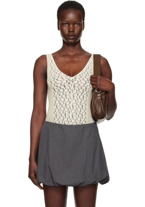 Baserange Off-White Crescent Bodysuit