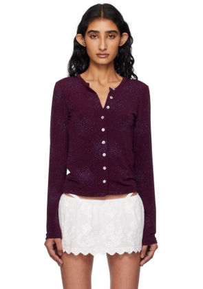 Fruity Booty Purple Isola Sparkly Cardigan