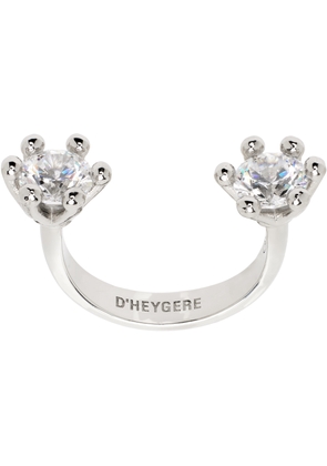 D'heygere Silver 'Toi et Moi' Ring
