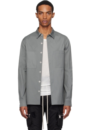 Rick Owens Gray Concordians Outer Shirt