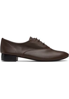 Repetto Brown Zizi Rubber-Sole Oxfords