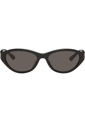 Balenciaga Black Neo Oval 2.0 Sunglasses