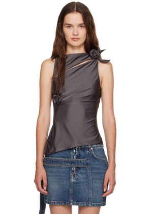 Coperni Gray Flower Top