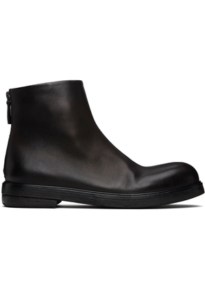 Marsèll Black Zucca Zeppa Ankle Boots