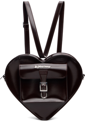 Dr. Martens Burgundy Vegan Heart Shaped Backpack