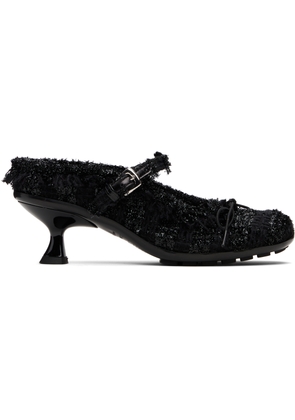 Simone Rocha Black Grip Mule Heels
