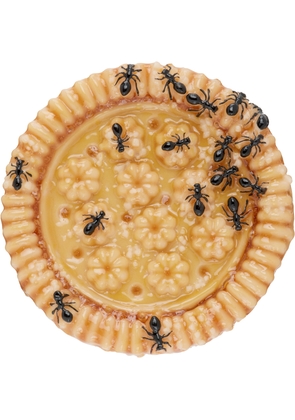 I'm Sorry by Petra Collins SSENSE Exclusive Brown & Silver D'heygere Edition Cookie Single Earring