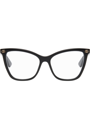 Gucci Black Light Acetate GG Cat Eye Glasses