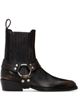 Paris Texas Black Helena Ankle Boots