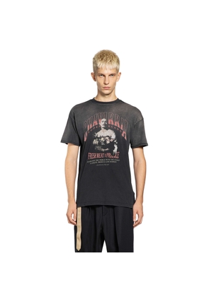 WILLY CHAVARRIA MAN BLACK T-SHIRTS & TANK TOPS