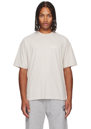 Represent Gray Script Logo T-shirt