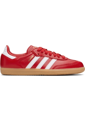 adidas Originals Red Samba OG Sneakers