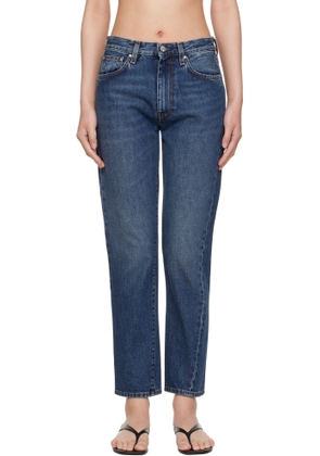 TOTEME Blue Twisted Seam Jeans