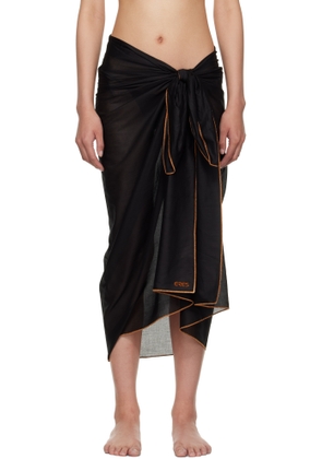 ERES Black Cabine Lurex Cover-up