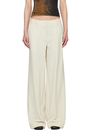 Jean Paul Gaultier SSENSE Exclusive Off-White 'The Stirrup' Trousers