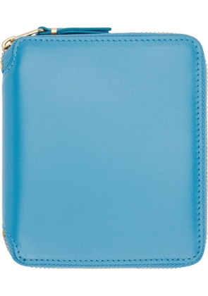 COMME des GARÇONS WALLETS Blue Classic Leather Line Wallet