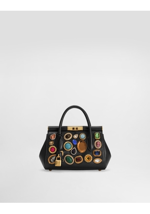 Dolce & Gabbana Plongé Calfskin Day Mini Marlene Handbag - Woman Handbags Brown Onesize