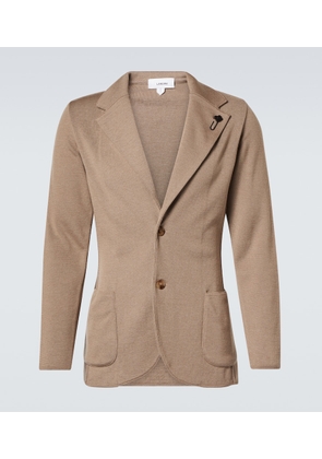 Lardini Wool, silk, and cashmere blazer