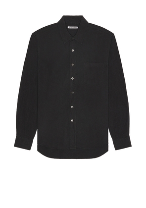 Our Legacy Classic Silk Shirt in Black - Black. Size 52 (also in ).