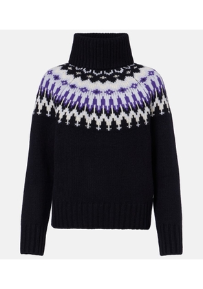 Bogner Ingrid jacquard cashmere turtleneck sweater