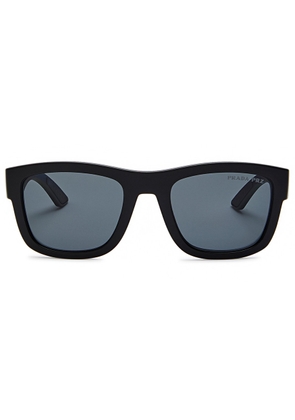 Prada Linea Rossa Wayfarer-style Sunglasses - Black - One Size