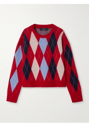 Arch4 - Chapman Argyle Cashmere Sweater - Multi - x small,small,medium,large,x large
