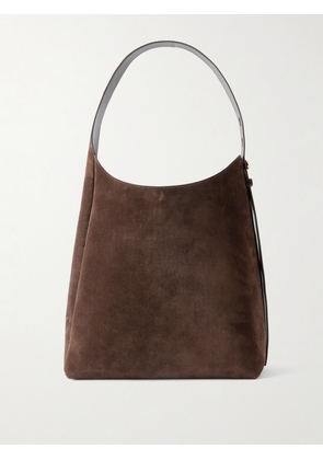 Tory Burch - Romy Suede Shoulder Bag - Brown - One size