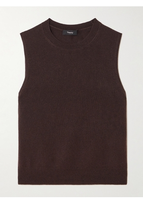 Theory - Cashmere Tank - Brown - x small,small,medium,large