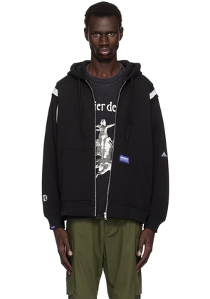 DEVÁ STATES Black Epaulette Hoodie