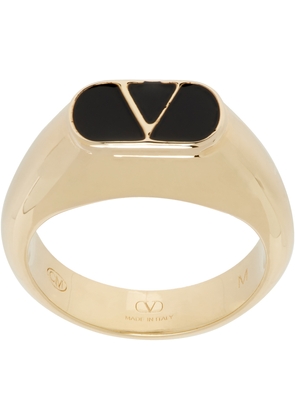 Valentino Garavani Gold VLogo Signature Chevalier Ring