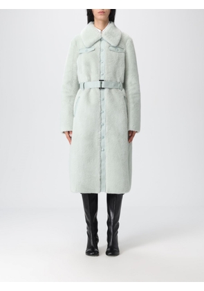 Fur Coat PATRIZIA PEPE Woman color Mint