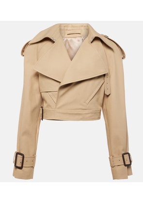 Wardrobe.NYC Cropped cotton jacket