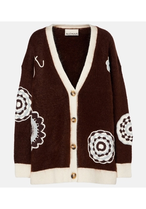 Alemais Crochet-trimmed cardigan
