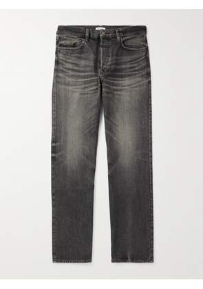 Fear of God - Straight-Leg Logo-Appliquéd Jeans - Men - Black - UK/US 30