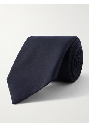 Kiton - 8cm Wool-Twill Neck Tie - Men - Blue