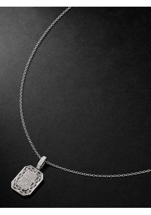 SHAY - 18-Karat White Gold Diamond Necklace - Men - Gold