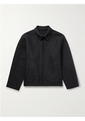 The Row - Dantes Brushed Virgin Wool and Cashmere-Blend Twill Jacket - Men - Gray - UK/US 38