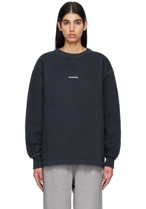 Acne Studios Black Stamp Sweatshirt