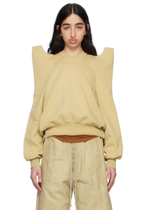 Rick Owens DRKSHDW Beige Hollywood Tecsweat Sweatshirt