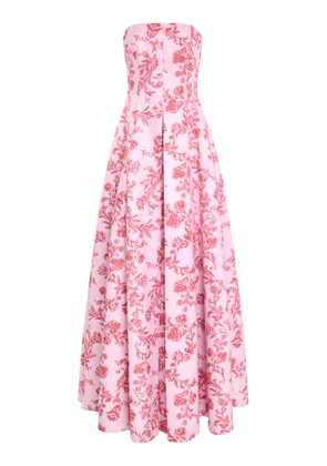 Emilia Wickstead Auclair Strapless Floral Taffeta Gown - Moda Operandi