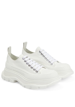McQueen Tread Slick canvas sneakers