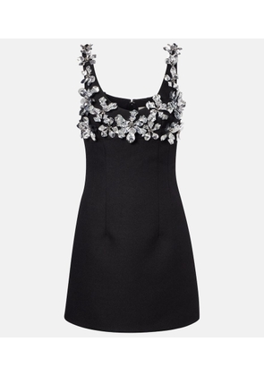 Emilia Wickstead Einna embellished crepe minidress