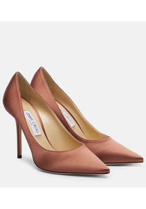Jimmy Choo Love 100 satin pumps