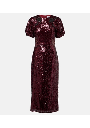 Erdem Sequined midi dress