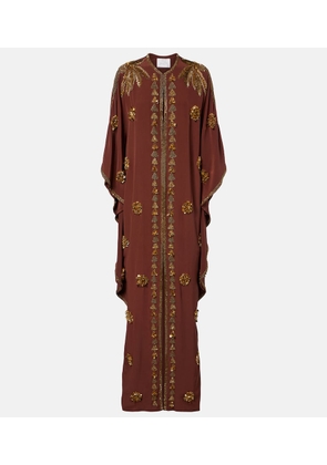 Johanna Ortiz Mystical Gaucho embellished silk kaftan