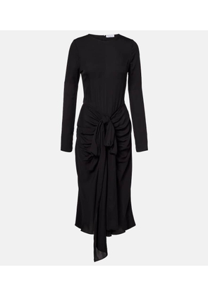 Alaia Gathered midi dress