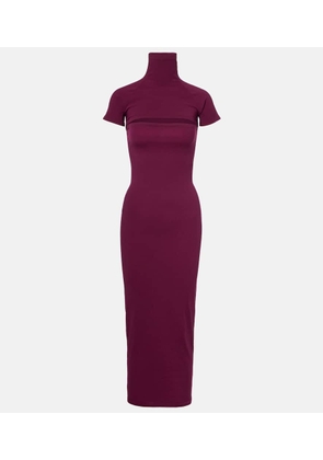 Alaia Second-Skin jersey midi dress